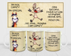 MUG Coffee Full Wrap Sublimation Funny Digital Graphic Design Download I'M NOT CRAZY SVG-PNG Crafters Delight {{ JAMsCraftCloset }}