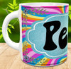 MUG Coffee Full Wrap Sublimation Digital Graphic Design Download PEACE 2 SVG-PNG Kitchen Decor Gift Crafters Delight {{ JAMsCraftCloset }}
