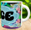 MUG Coffee Full Wrap Sublimation Digital Graphic Design Download PEACE 3 SVG-PNG Kitchen Decor Gift Crafters Delight {{ JAMsCraftCloset }}