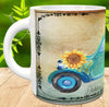MUG Coffee Full Wrap Sublimation Digital Graphic Design Download SUNFLOWER 2 SVG-PNG Crafters Delight {{ JAMsCraftCloset }}