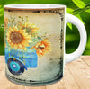 MUG Coffee Full Wrap Sublimation Digital Graphic Design Download SUNFLOWER 2 SVG-PNG Crafters Delight {{ JAMsCraftCloset }}