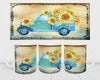 BUNDLE SUNFLOWERS MUG Graphic Design Positive Saying Kitchen Decor Downloads SVG PNG JPEG Files Sublimation Design Crafters Delight {{ JAMsCraftCloset }}