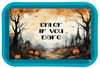 SQUARE Digital Graphic Design ENTER IF YOU DARE Sublimation PNG SVG Halloween Sign Farmhouse Country Home Cabin Wreath Design Gift Crafters Delight HAPPY CRAFTING - JAMsCraftCloset