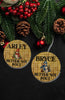 Christmas Personalized Ornament Handmade BETTER NOT POUT Large Round Wooden Sublimation Large Holiday Tree Decoration GIFT Crafters Delight {{ JAMsCraftCloset }}
