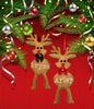 Christmas Personalized Ornament Handmade REINDEER Wooden Holiday Tree Decoration Gift Crafters Delight {{ JAMsCraftCloset }}