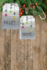 BUTTON ORNAMENTS Galvanized Tin Metal Christmas Tree Ornament Gift Handmade Holiday Decor Unique Personalized Ornament Stocking Stuffer {{ JAMsCraftCloset }}