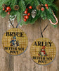 Christmas Personalized Ornament Handmade BETTER NOT POUT Large Round Wooden Sublimation Large Holiday Tree Decoration GIFT Crafters Delight {{ JAMsCraftCloset }}
