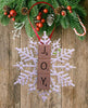 Ornament Handmade Plastic Snowflake Wooden Scrabble Pieces JOY Holiday Tree Decor {{ JAMsCraftCloset }}