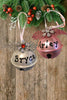 Personalized Holiday Christmas METAL JINGLE BELL Ornaments Tree and Gifts Handmade Gift Stocking Stuffer Crafters Delight {{ JAMsCraftCloset }}