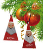 Christmas Personalized Ornament Handmade Hand Painted SANTA Wooden Holiday Tree Decoration Crafters Delight {{ JAMsCraftCloset }}