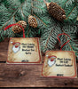 HOLIDAYS Ceramic Tile Christmas Ornament MOST LIKELY 2 Gift Tree Decor Stocking Stuffer Crafters Delight {{ JAMsCraftCloset }}
