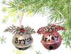 Personalized Holiday Christmas METAL JINGLE BELL Ornaments Tree and Gifts Handmade Gift Stocking Stuffer Crafters Delight {{ JAMsCraftCloset }}
