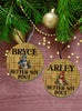 Christmas Personalized Ornament Handmade BETTER NOT POUT Large Round Wooden Sublimation Large Holiday Tree Decoration GIFT Crafters Delight {{ JAMsCraftCloset }}