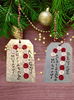 CANDY CANE BUTTON ORNAMENTS Galvanized Tin Metal Christmas Tree Ornament Gift Handmade Holiday Decor Unique Personalized Ornament Stocking Stuffer {{ JAMsCraftCloset }}