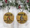 Christmas Personalized Ornament Handmade BETTER NOT POUT Large Round Wooden Sublimation Large Holiday Tree Decoration GIFT Crafters Delight {{ JAMsCraftCloset }}