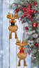 Christmas Personalized Ornament Handmade REINDEER Wooden Holiday Tree Decoration Gift Crafters Delight {{ JAMsCraftCloset }}