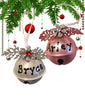 Personalized Holiday Christmas METAL JINGLE BELL Ornaments Tree and Gifts Handmade Gift Stocking Stuffer Crafters Delight {{ JAMsCraftCloset }}