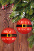 Christmas Personalized Ornament Handmade SANTA HO HO HO Large Round Wooden Sublimation Large Holiday Tree Decoration GIFT Crafters Delight {{ JAMsCraftCloset }}