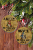 Christmas Personalized Ornament Handmade BETTER NOT POUT Large Round Wooden Sublimation Large Holiday Tree Decoration GIFT Crafters Delight {{ JAMsCraftCloset }}