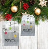 BUTTON ORNAMENTS Galvanized Tin Metal Christmas Tree Ornament Gift Handmade Holiday Decor Unique Personalized Ornament Stocking Stuffer {{ JAMsCraftCloset }}