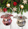 Personalized Holiday Christmas METAL JINGLE BELL Ornaments Tree and Gifts Handmade Gift Stocking Stuffer Crafters Delight {{ JAMsCraftCloset }}