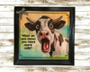 Wood Wall Art Plaque WHAT DO YOU MEAN YOU NEED MORE MILK Funny Cow Square Decoupaged Kitchen Home Decor Gift Idea Positive Saying - JAMsCraftCloset
