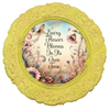 ROUND Digital Graphic Design EVERY FLOWER BLOOMS AT ITS OWN TIME Floral Wedding Gift First Home Sublimation Decoupage PNG SVG Country Farmhouse Home Decor Wall Art Shelf Sitter Gift Crafters Delight - JAMsCraftCloset