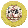 ROUND Digital Graphic Design FARM LIFE - COW PIGS BIRD Floral Wedding Gift First Home Sublimation Decoupage PNG SVG Country Farmhouse Home Kitchen Decor Wall Art Shelf Sitter Gift Crafters Delight - JAMsCraftCloset