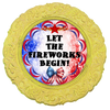 ROUND Digital Graphic Design LET THE FIREWORKS BEGIN Sublimation PNG SVG Country Farmhouse Home Decor Sign PATRIOTIC Fourth of July Wall Art Decor Wreath Design Gift Crafters Delight - JAMsCraftCloset