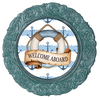 ROUND Digital Graphic Design NAUTICAL WELCOME ABOARD Sublimation PNG SVG BOAT DECOR Home Decor Wall Art Decor Gift Crafters Delight - JAMsCraftCloset