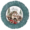 ROUND Digital Graphic Design  MERRY CHRISTMAS OLD TRUCK - CHRISTMAS DESIGN PNG-JPEG-PDF-SVG-Decoupage-Sublimation Design Graphic Country Farmhouse Home Decor HOLIDAY Decor Gift Crafters Delight - JAMsCraftCloset