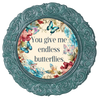 ROUND Digital Graphic Design YOU GIVE ME ENDLESS BUTTERFLIES Wedding Gift First Home Sublimation PNG SVG Country Farmhouse Home Decor Wall Art Gift Crafters Delight - JAMsCraftCloset