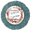ROUND Digital Graphic Design WITH YOU I AM HOME Floral Wedding Gift First Home Sublimation Decoupage PNG SVG Country Farmhouse Home Decor Wall Art Shelf Sitter Gift Crafters Delight - JAMsCraftCloset