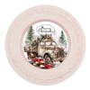 ROUND Digital Graphic Design  MERRY CHRISTMAS OLD TRUCK - CHRISTMAS DESIGN PNG-JPEG-PDF-SVG-Decoupage-Sublimation Design Graphic Country Farmhouse Home Decor HOLIDAY Decor Gift Crafters Delight - JAMsCraftCloset