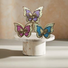 3-D BUTTERFLY Chunky Wooden Hand Painted Handmade Decoration Home Decor Kitchen Decor Gift Idea Unique One of a Kind {{ JAMsCraftCloset }}