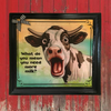 Wood Wall Art Plaque WHAT DO YOU MEAN YOU NEED MORE MILK Funny Cow Square Decoupaged Kitchen Home Decor Gift Idea Positive Saying - JAMsCraftCloset