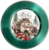 ROUND Digital Graphic Design  MERRY CHRISTMAS OLD TRUCK - CHRISTMAS DESIGN PNG-JPEG-PDF-SVG-Decoupage-Sublimation Design Graphic Country Farmhouse Home Decor HOLIDAY Decor Gift Crafters Delight - JAMsCraftCloset