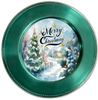 ROUND Digital Graphic Design  WINTER BLUE SCENE- MERRY CHRISTMAS - CHRISTMAS DESIGN PNG-JPEG-PDF-SVG-Decoupage-Sublimation Design Graphic Country Farmhouse Home Decor HOLIDAY Decor Gift Crafters Delight - JAMsCraftCloset