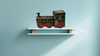 Tin Vintage Tin Box Company Design Santa's Railroad HO HO HO Delivery Train Truck Collectible Gift Idea {{ JAMsCraftCloset }}