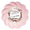 ROUND Digital Graphic Design WITH YOU I AM HOME Floral Wedding Gift First Home Sublimation Decoupage PNG SVG Country Farmhouse Home Decor Wall Art Shelf Sitter Gift Crafters Delight - JAMsCraftCloset