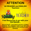 FREE TEACHER RESOURCES With Your Help - Student TEXTBOOK Needed - Reading/Language Arts - Will Try Science/History - WIN/WIN for US Both {{ JAMsCraftCloset }}