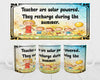 MUG Coffee Full Wrap Sublimation Digital Graphic Design Download TEACHERS ARE SOLAR POWERED SVG-PNG Kitchen Home Decor Gift Crafters Delight {{ JAMsCraftCloset }}