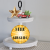 ROUND Digital Graphic Design HELLO SUNSHINE Sublimation PNG SVG Lake House Sign Farmhouse Country Home Cabin Workshop Man Cave Wall Art Wreath Design Gift Crafters Delight HAPPY CRAFTING {{ JAMsCraftCloset }}