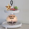 ROUND Digital Graphic Design WHEN IN DOUBT LOOK UP Sublimation PNG SVG Lake House Sign Farmhouse Country Home Cabin FAITH Wall Art Wreath Design Gift Crafters Delight HAPPY CRAFTING {{ JAMsCraftCloset }}