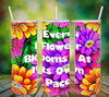 BUNDLE TUMBLER Full Wrap VIBRANT FLORAL Sayings Quotes Graphic Design Downloads SVG PNG JPEG Files Sublimation VIBRANT FLORAL Design Crafters Delight {{ JAMsCraftCloset }}