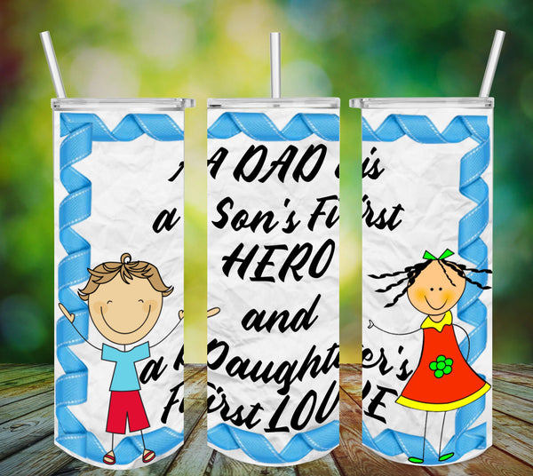 TUMBLER Full Wrap Sublimation Digital Graphic Design DAD and GRANDPA DESIGNS FROM BUNDLE 1 Download A DAD IS... SVG-PNG Home Decor Gift Fathers Day Crafters Delight {{ JAMsCraftCloset }}