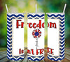 TUMBLER Full Wrap Sublimation Digital Graphic Design PATRIOTIC DESIGNS FROM BUNDLE 2 Download FREEDOM ISNT FREE SVG-PNG Patio Porch Decor Gift Picnic Crafters Delight {{ JAMsCraftCloset }}