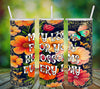 BUNDLE 3 TUMBLERS VIBRANT FLORAL Graphic Design Positive Saying Home Decor Downloads SVG PNG JPEG Files Sublimation Design Crafters Delight {{ JAMsCraftCloset }}