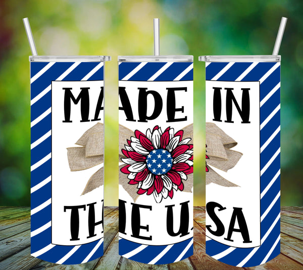 TUMBLER Full Wrap Sublimation Digital Graphic Design PATRIOTIC DESIGNS FROM BUNDLE 4 Download MADE IN THE USA SVG-PNG Patio Porch Decor Gift Picnic Crafters Delight {{ JAMsCraftCloset }}