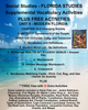 BUNDLE FLORIDA STUDIES Social Studies Houghton Mifflin COMPLETE TEXTBOOK -Teacher Resource Supplemental Vocabulary Activities - UNITS 1-5 - Chapters 1-12-FREE Activities Included {{ JAMsCraftCloset }}